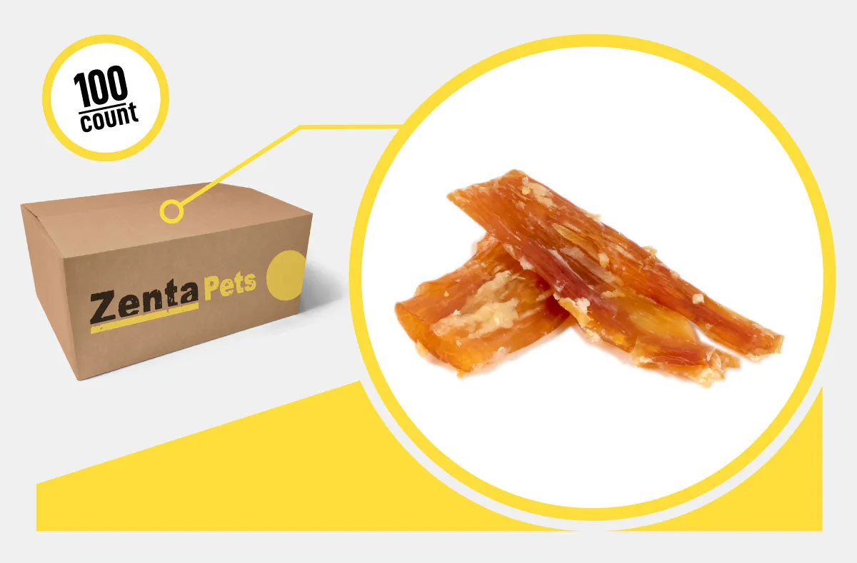 5-6'' Backstrap Tendons (Flats) - Bulk Box
