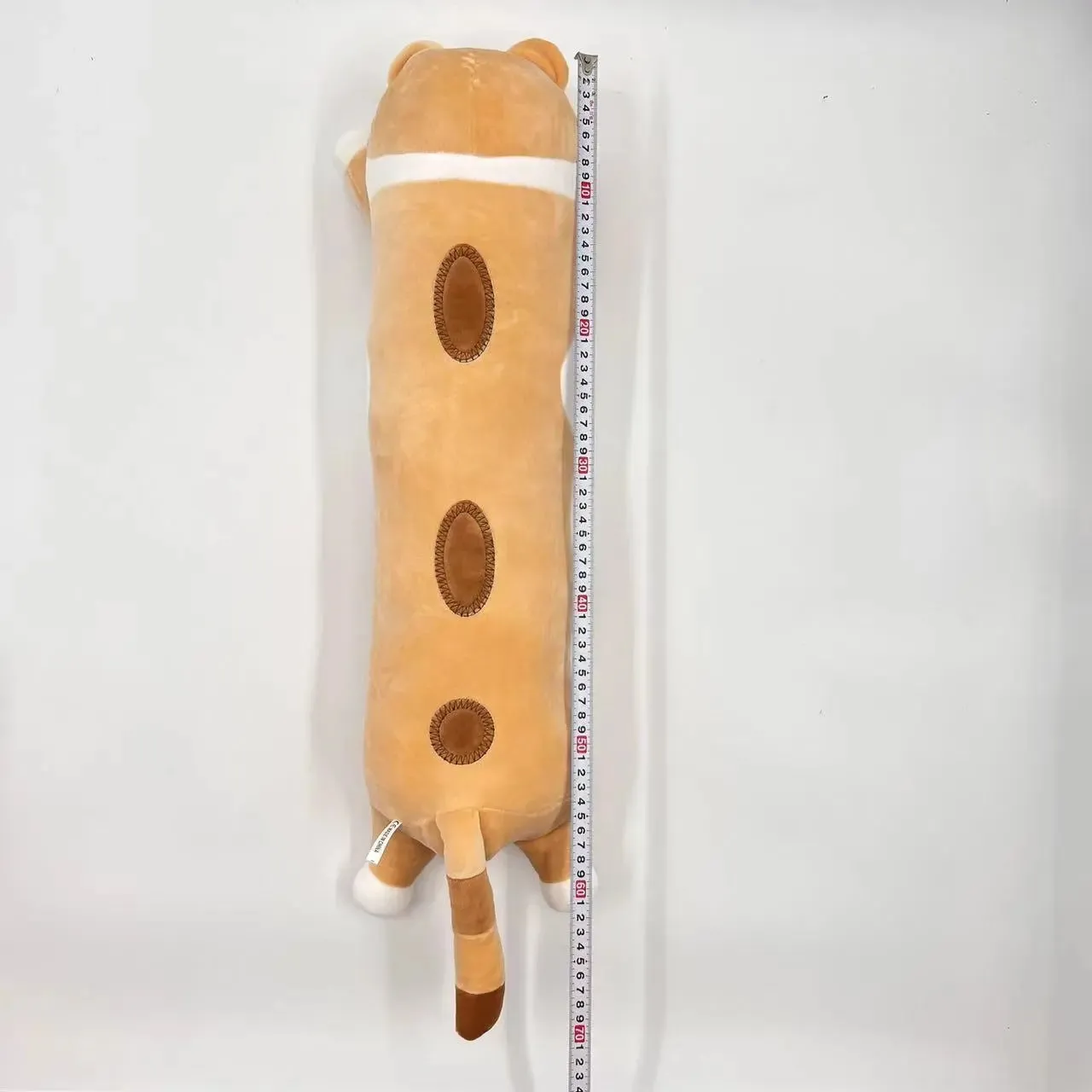 70cm Cute Long Cat Plush Toy Soft Stuffed Nap Doll for Office Home Decor and Gifts