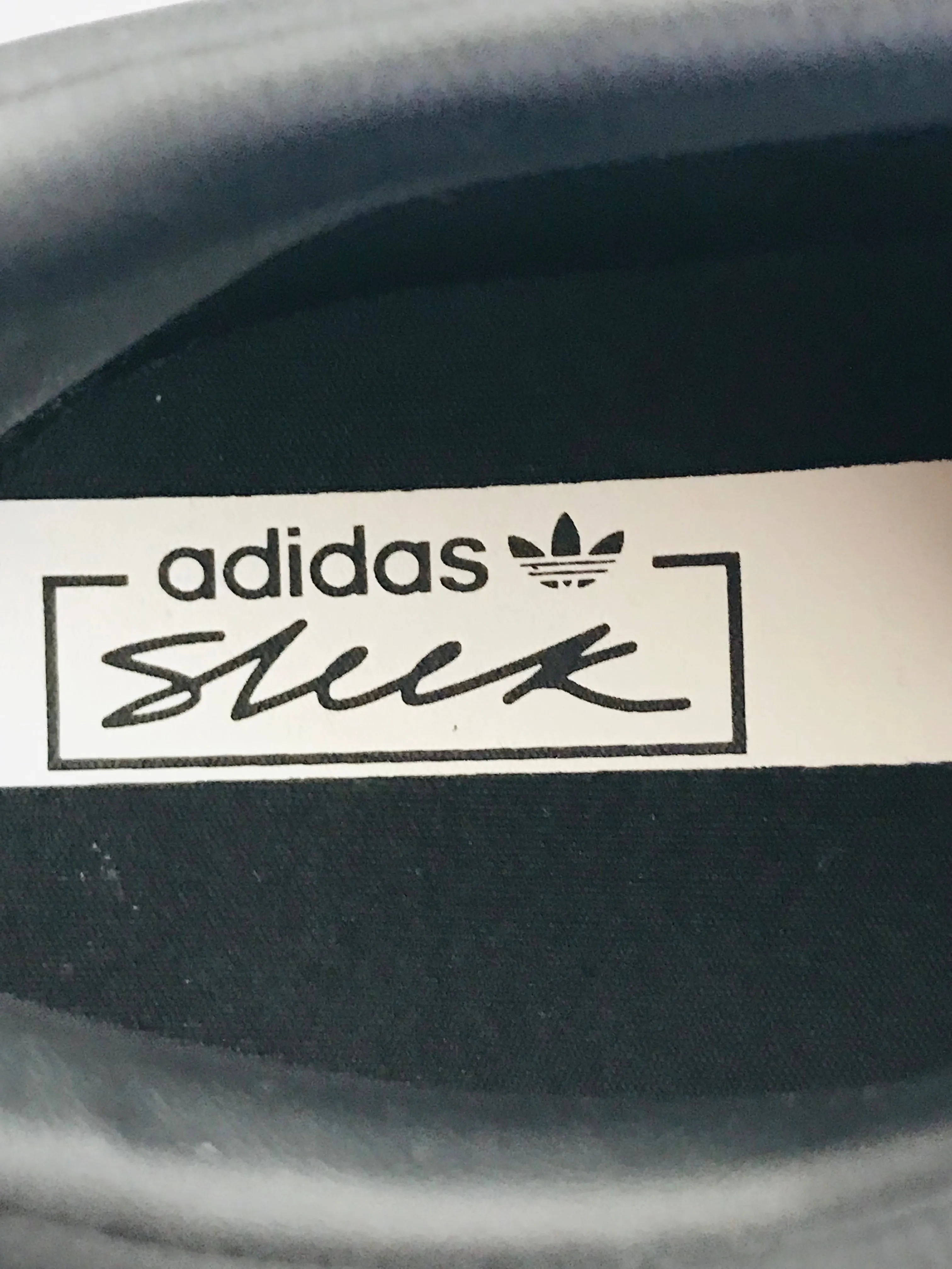 Adidas Women's Leather Sleek Trainers | UK6 | Black