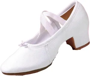 Adult Jazz Ballroom Canvas Dance Shoes Women Teacher Soft Sole Latin Modern Dance National Shoes Standard Practice for Dance Performance