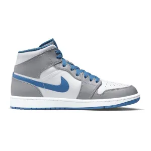 Air Jordan 1 Mid Cement True Blue