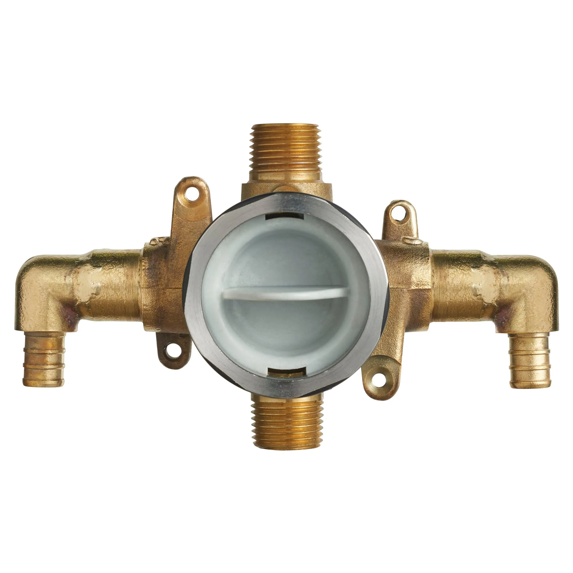 American Standard Flash Shower Rough-In Valve With PEX Inlet Elbows/Universal Outlets for Crimp Ring System RU107E