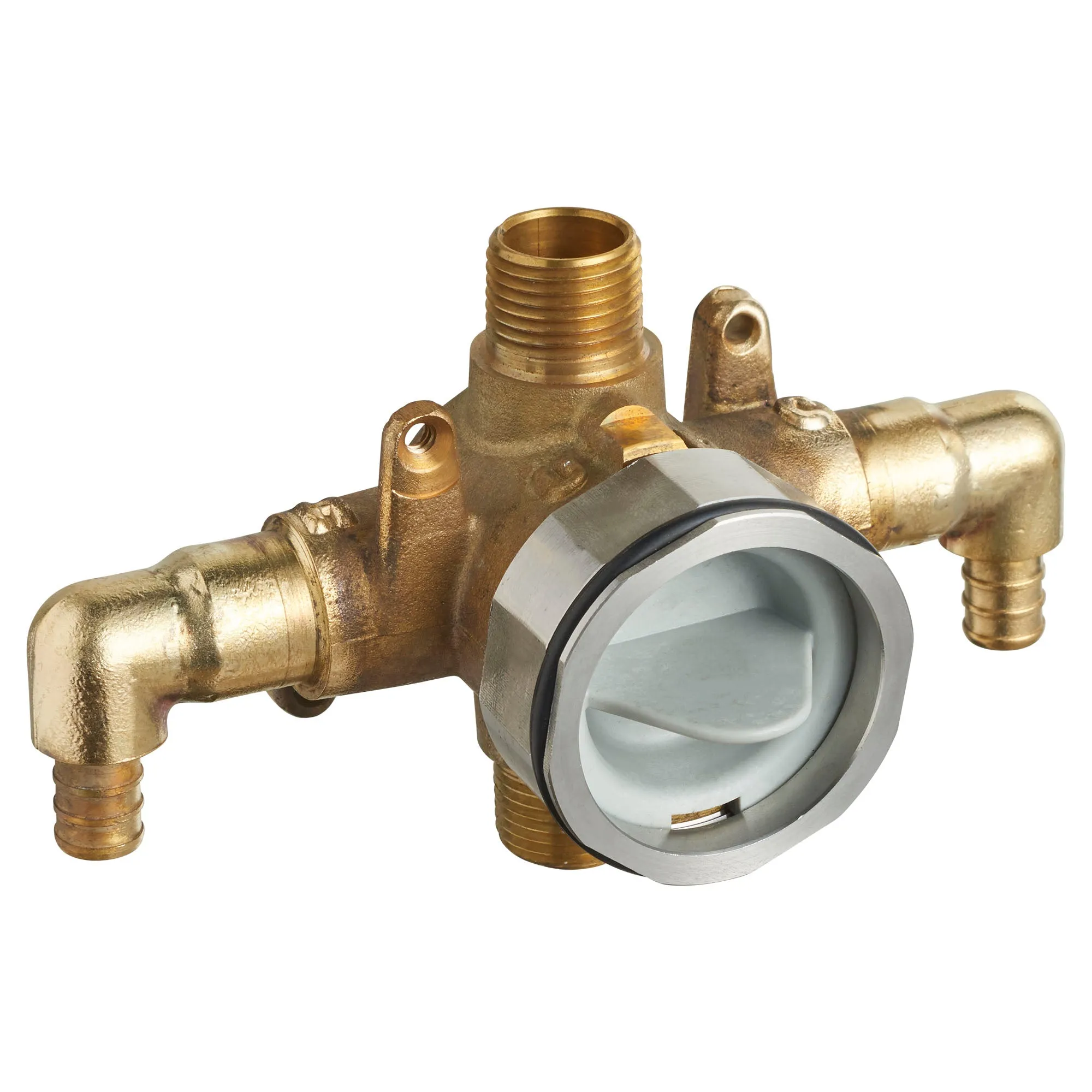 American Standard Flash Shower Rough-In Valve With PEX Inlet Elbows/Universal Outlets for Crimp Ring System RU107E