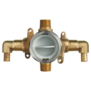 American Standard Flash Shower Rough-In Valve With PEX Inlet Elbows/Universal Outlets for Crimp Ring System RU107E
