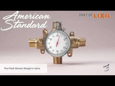 American Standard Flash Shower Rough-In Valve With PEX Inlet Elbows/Universal Outlets for Crimp Ring System RU107E