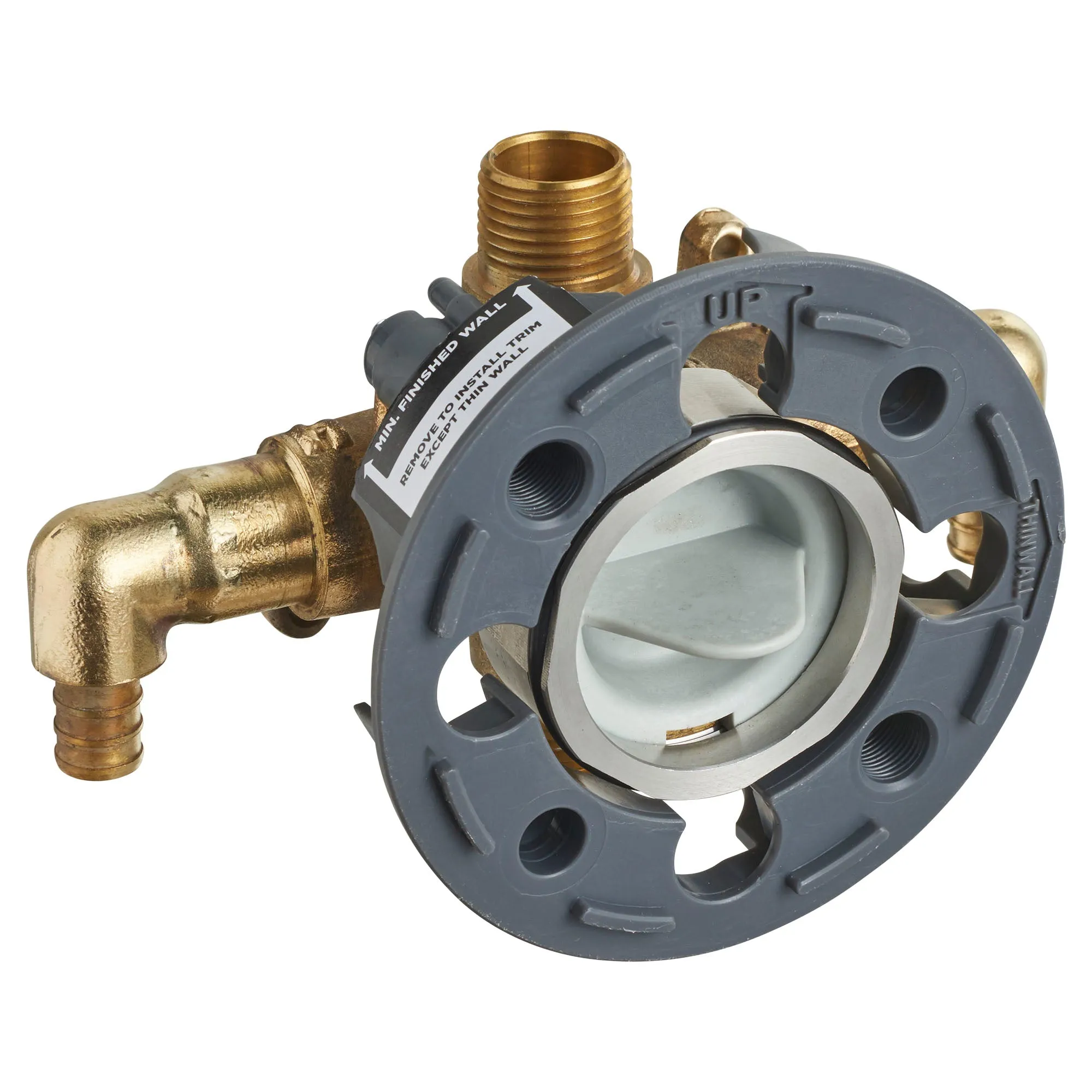 American Standard Flash Shower Rough-In Valve With PEX Inlet Elbows/Universal Outlets for Crimp Ring System RU107E