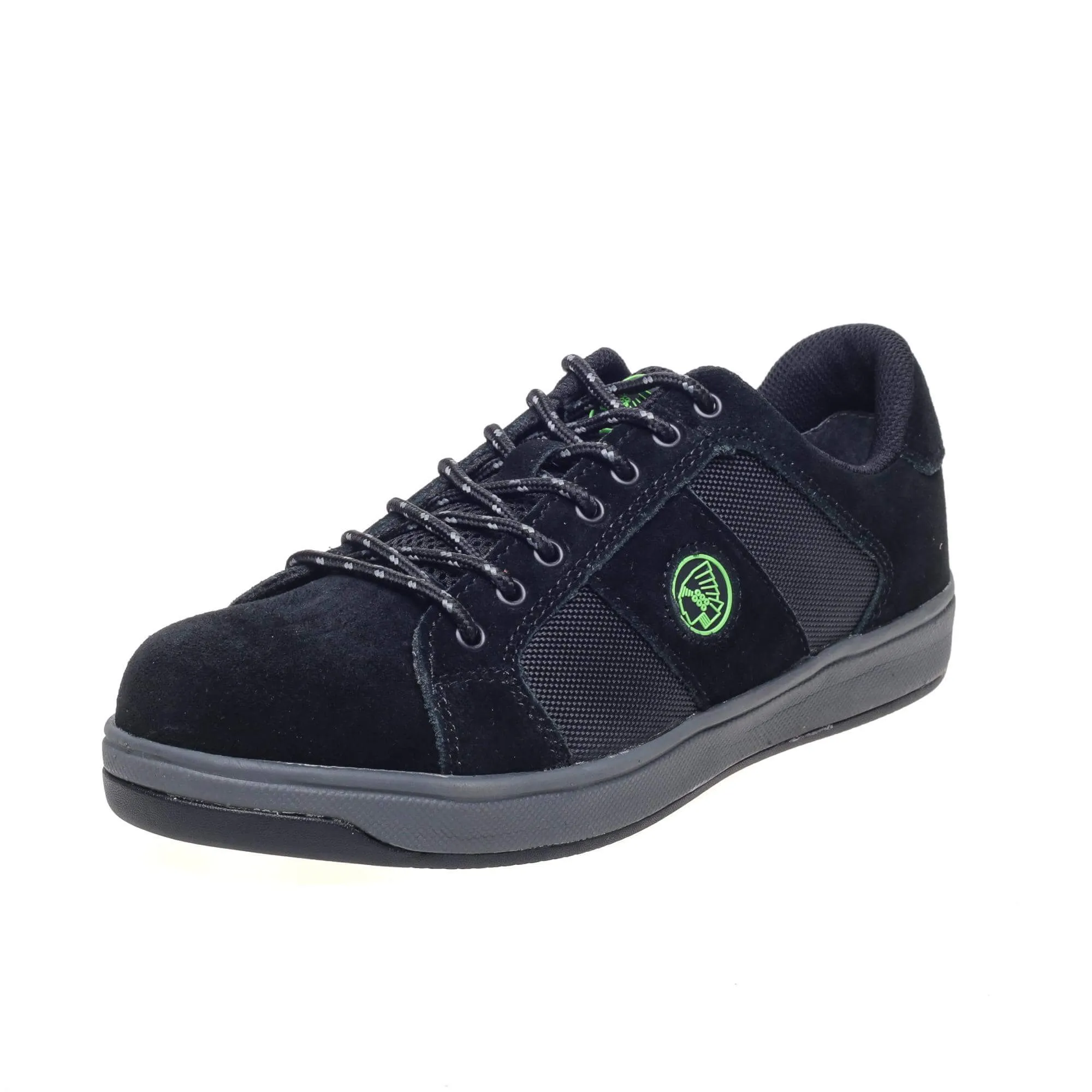 Apache KICK Black Suede Cup Sole Safety Trainers