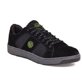 Apache KICK Black Suede Cup Sole Safety Trainers