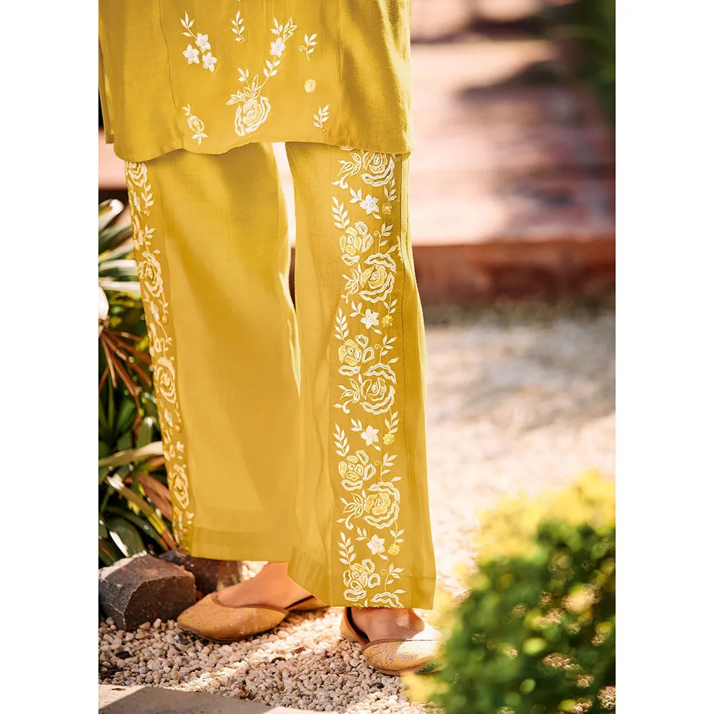 Autumnlane Alice Yellow Applique & Embroidery Co-Ord Set