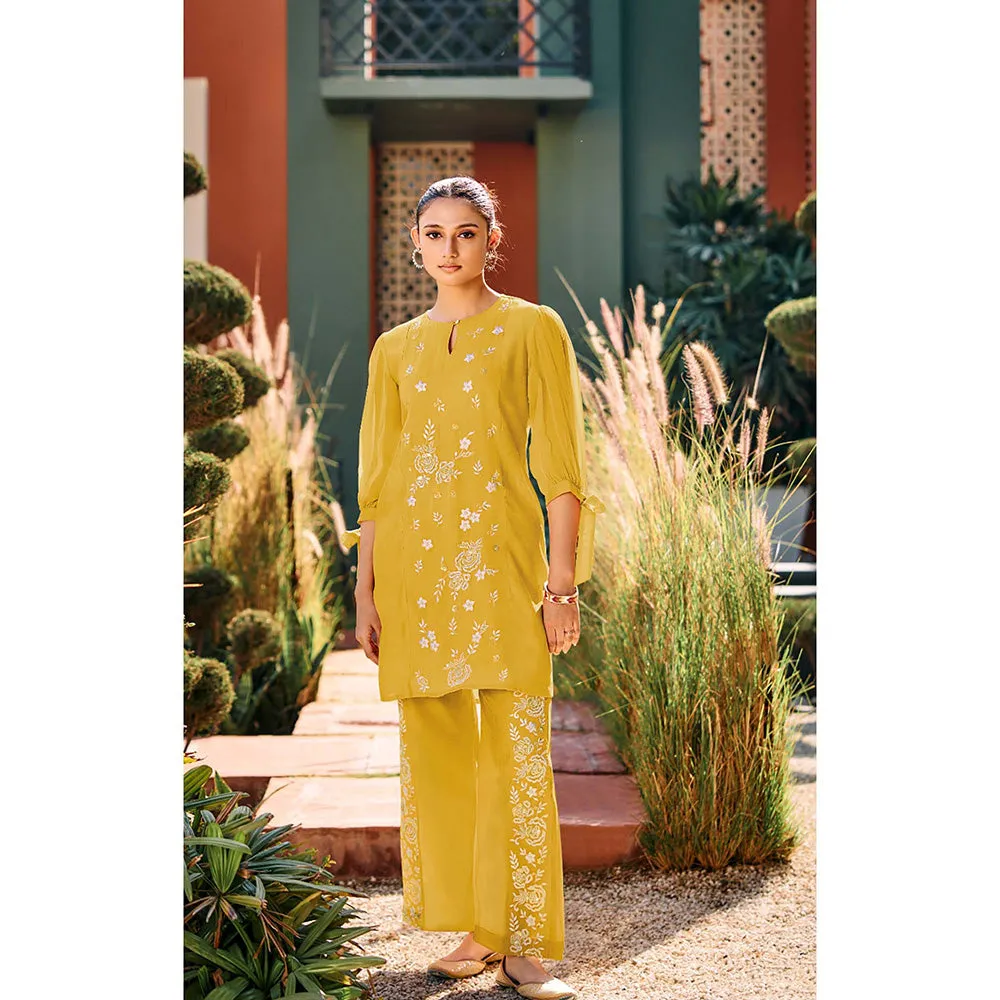 Autumnlane Alice Yellow Applique & Embroidery Co-Ord Set