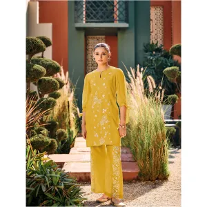 Autumnlane Alice Yellow Applique & Embroidery Co-Ord Set