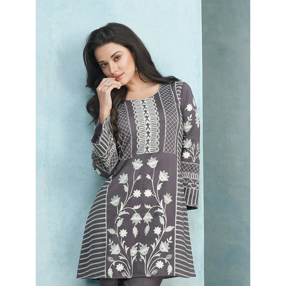 Autumnlane Iris Cloud Embroidered Co-Ord Set