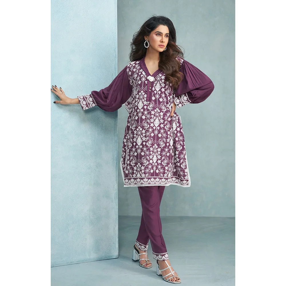 Autumnlane Iris Jam Embroidered Co-Ord Set