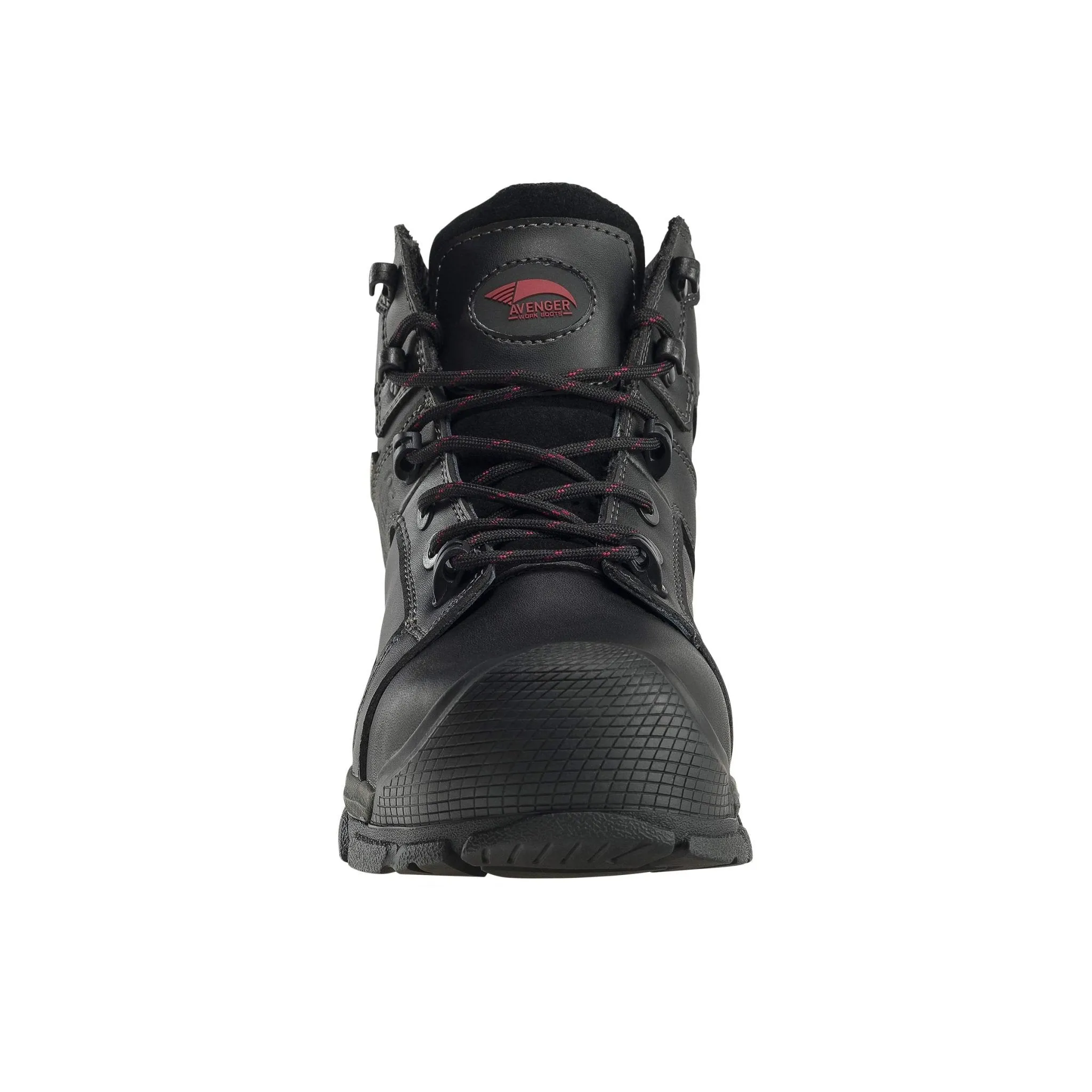 Avenger Men's 6" Ripsaw Black Carbon Toe EH PR Waterproof Round Toe Work Boot