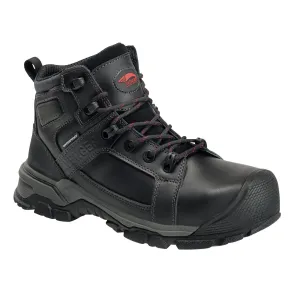 Avenger Men's 6" Ripsaw Black Carbon Toe EH PR Waterproof Round Toe Work Boot