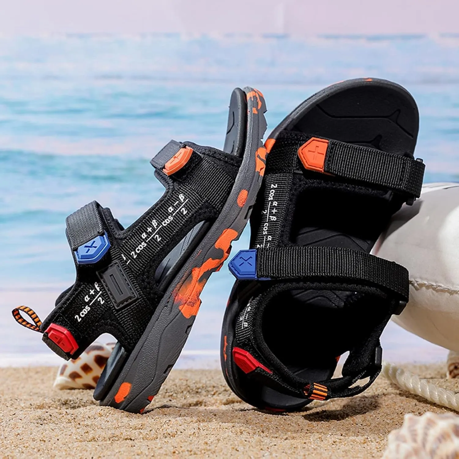 Baby Sandals Size 5 Children Shoes Beach Sandals Light Boy Sandals Big Children Soft Bottom Boy Beach Preschool Sandals