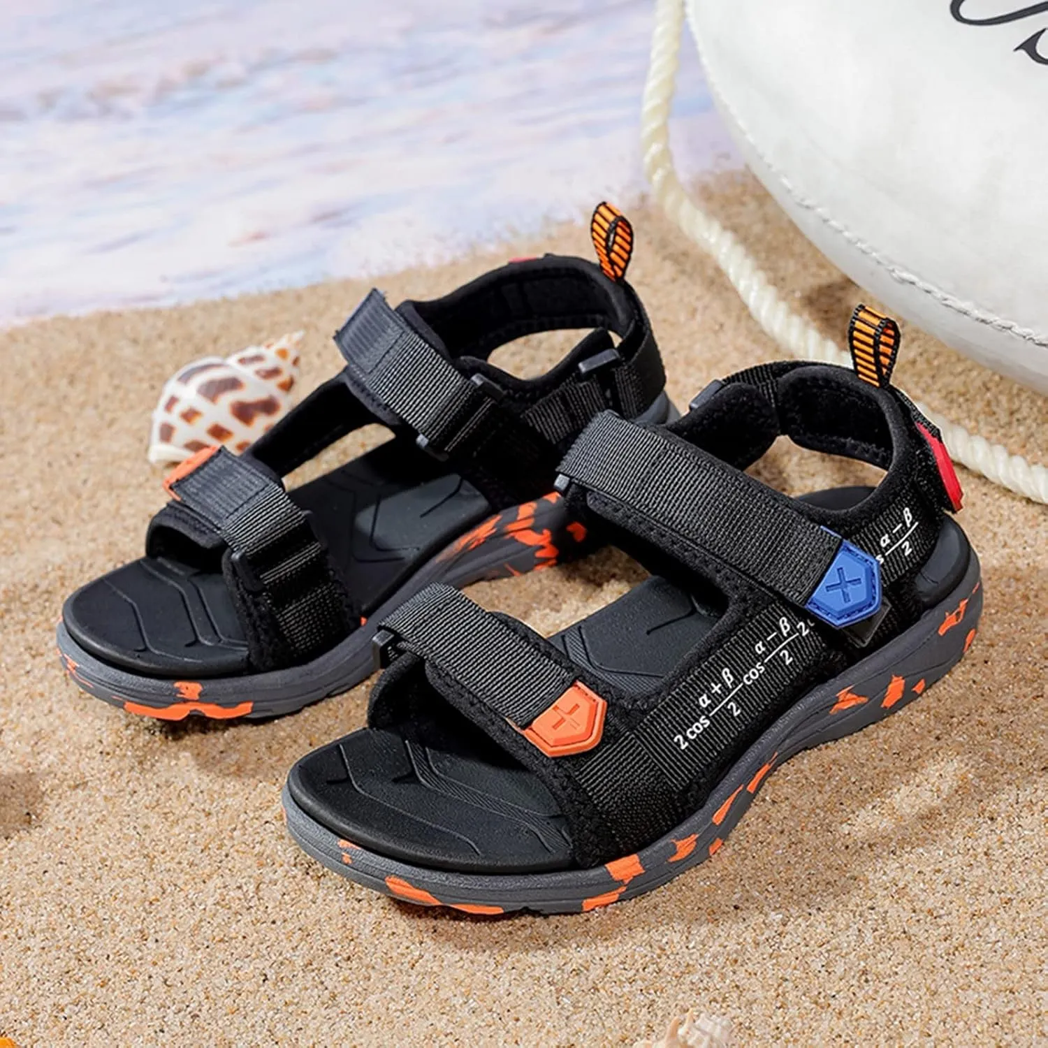 Baby Sandals Size 5 Children Shoes Beach Sandals Light Boy Sandals Big Children Soft Bottom Boy Beach Preschool Sandals