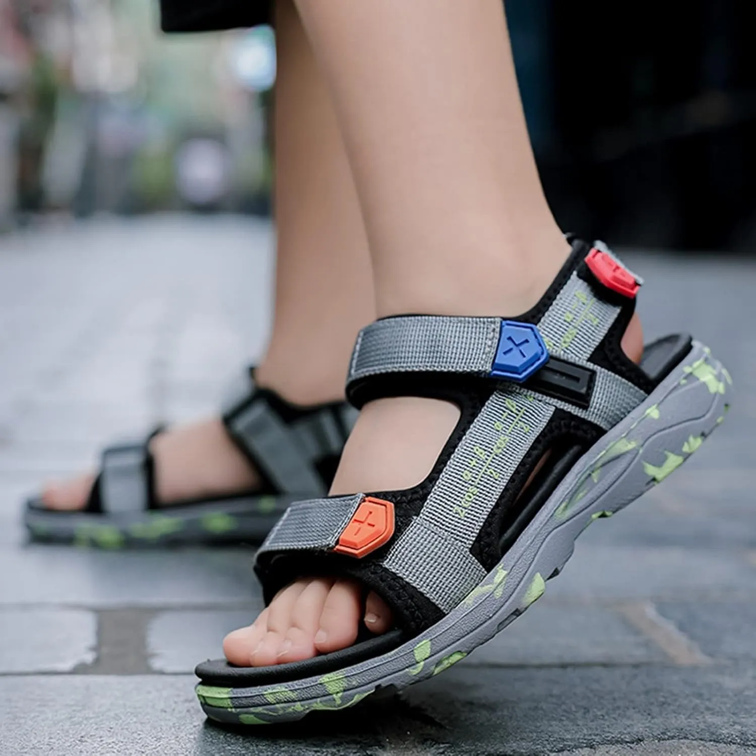 Baby Sandals Size 5 Children Shoes Beach Sandals Light Boy Sandals Big Children Soft Bottom Boy Beach Preschool Sandals