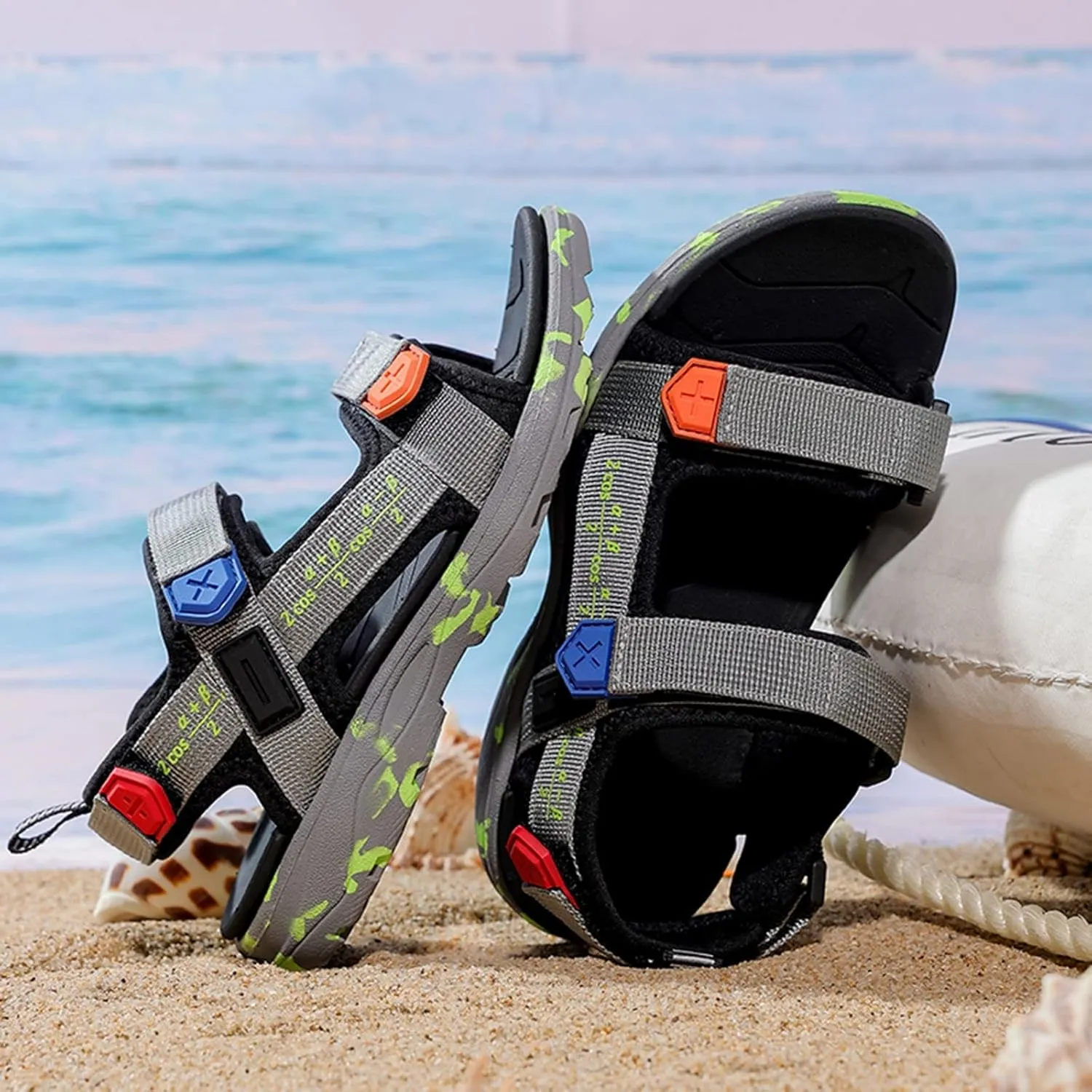 Baby Sandals Size 5 Children Shoes Beach Sandals Light Boy Sandals Big Children Soft Bottom Boy Beach Preschool Sandals