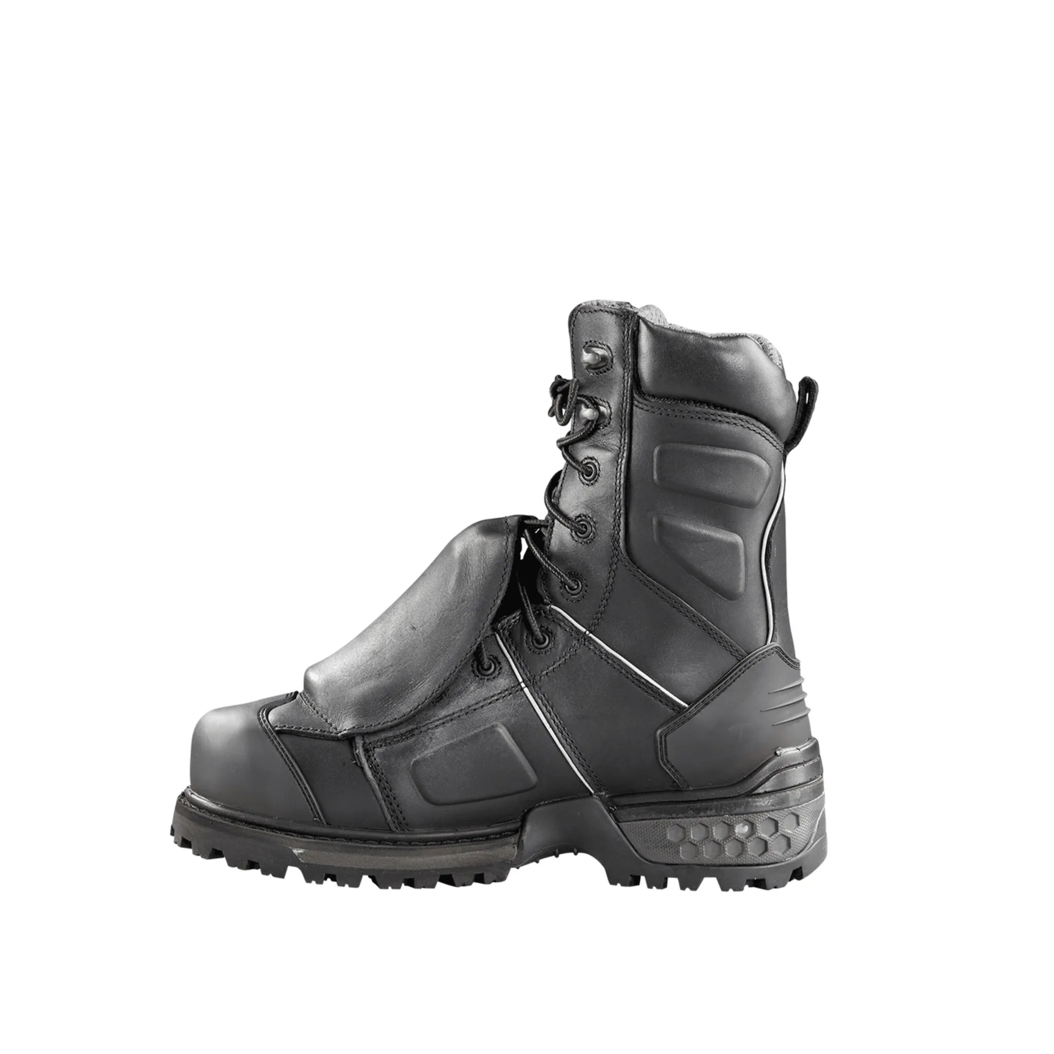 Baffin Men's Safety Work Boots Monster External Metguard 8” Leather All Season Waterproof with Rubber Outsole | Black | Sizes 7-13