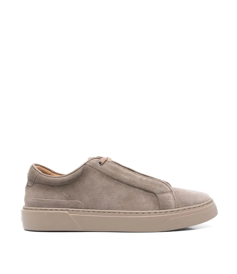 BOSS Gary low-top trainers in suede