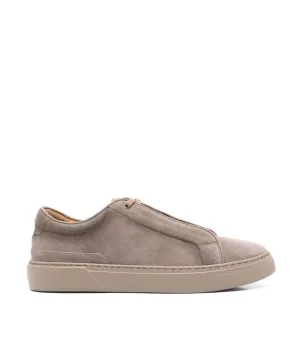 BOSS Gary low-top trainers in suede