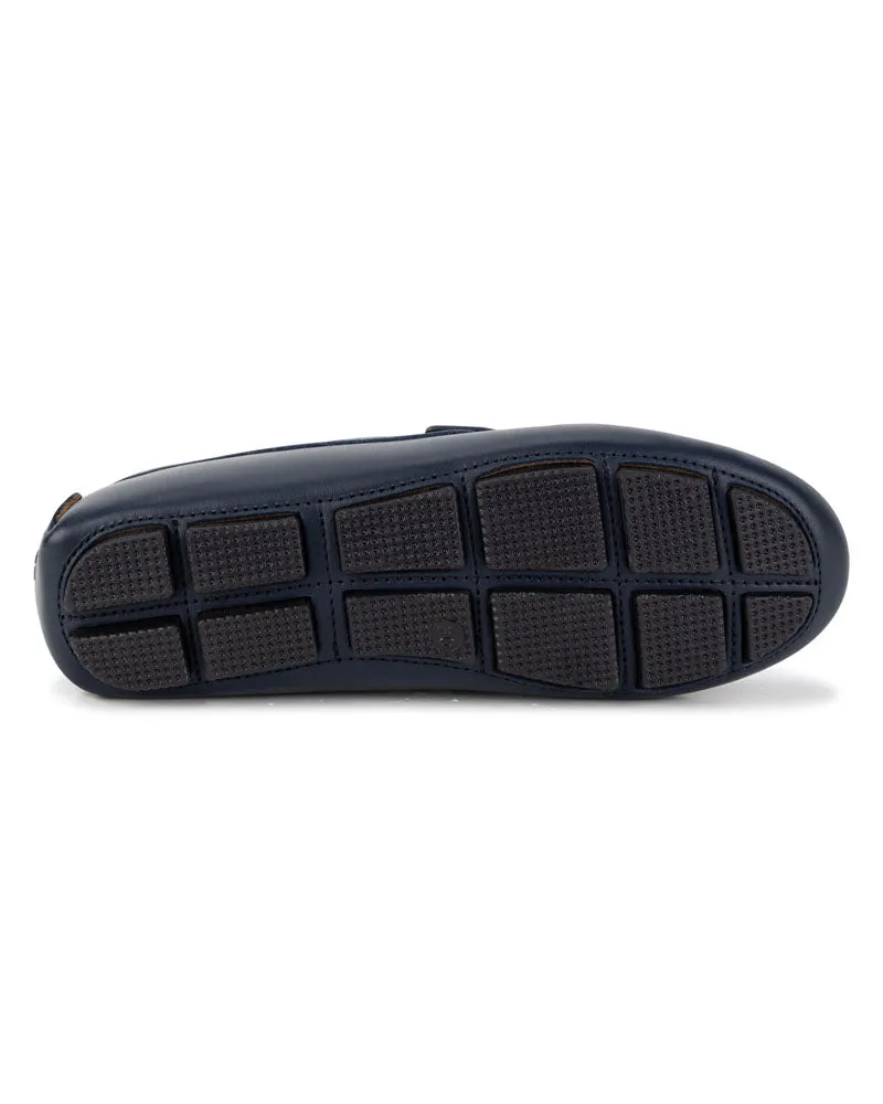 Boys Navy Loafers