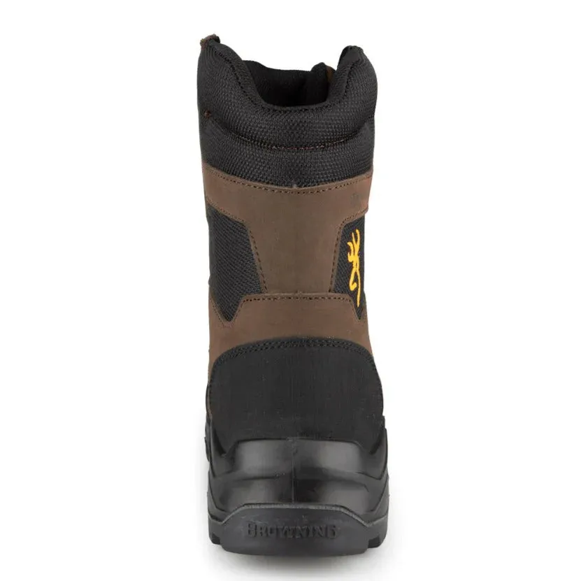 Browning Hurricane 8" Safety Boots- Black, Brown