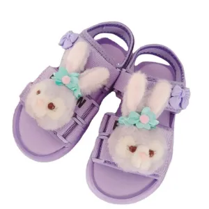 Bunny Printed Beach Sandal