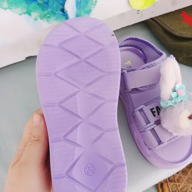 Bunny Printed Beach Sandal