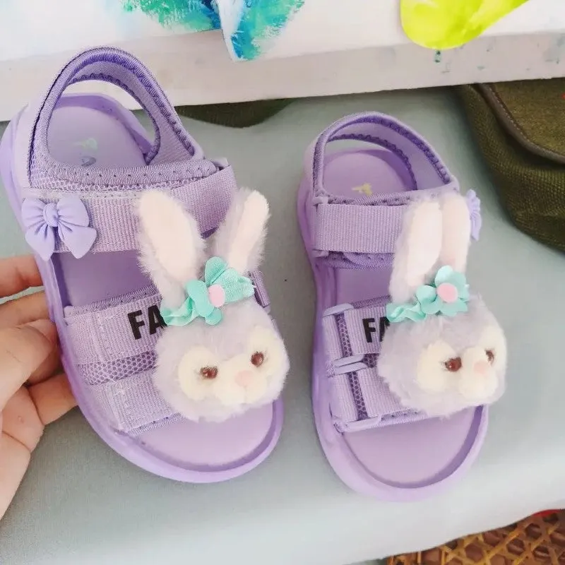 Bunny Printed Beach Sandal