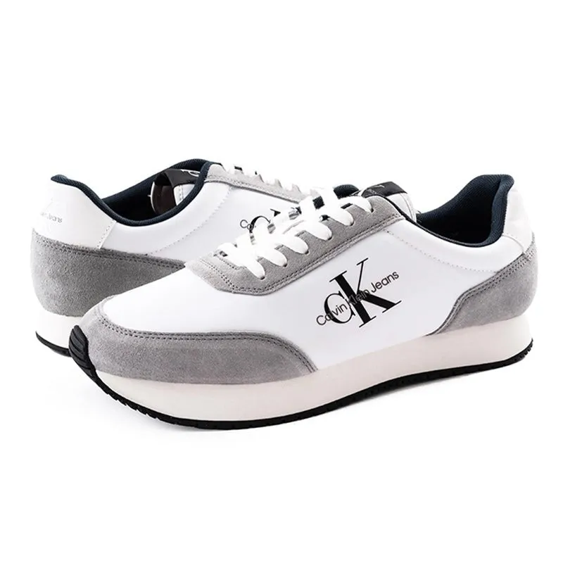 CALVIN KLEIN RETRO RUNNER LACE UP SNEAKER CKM26