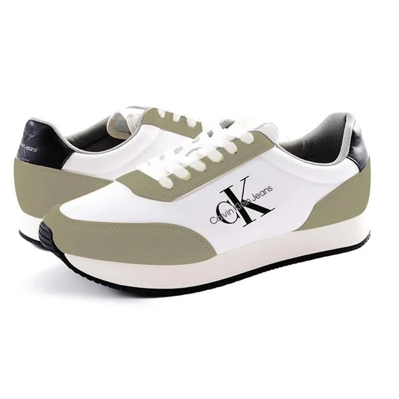 CALVIN KLEIN RETRO RUNNER LACE UP SNEAKER CKM36