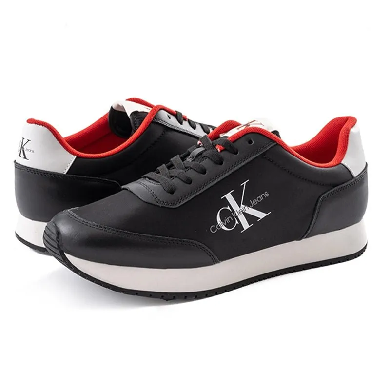 CALVIN KLEIN RETRO RUNNER LACE UP SNEAKER CKM41