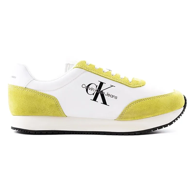 CALVIN KLEIN RETRO RUNNER LACE UP SNEAKER CKM46