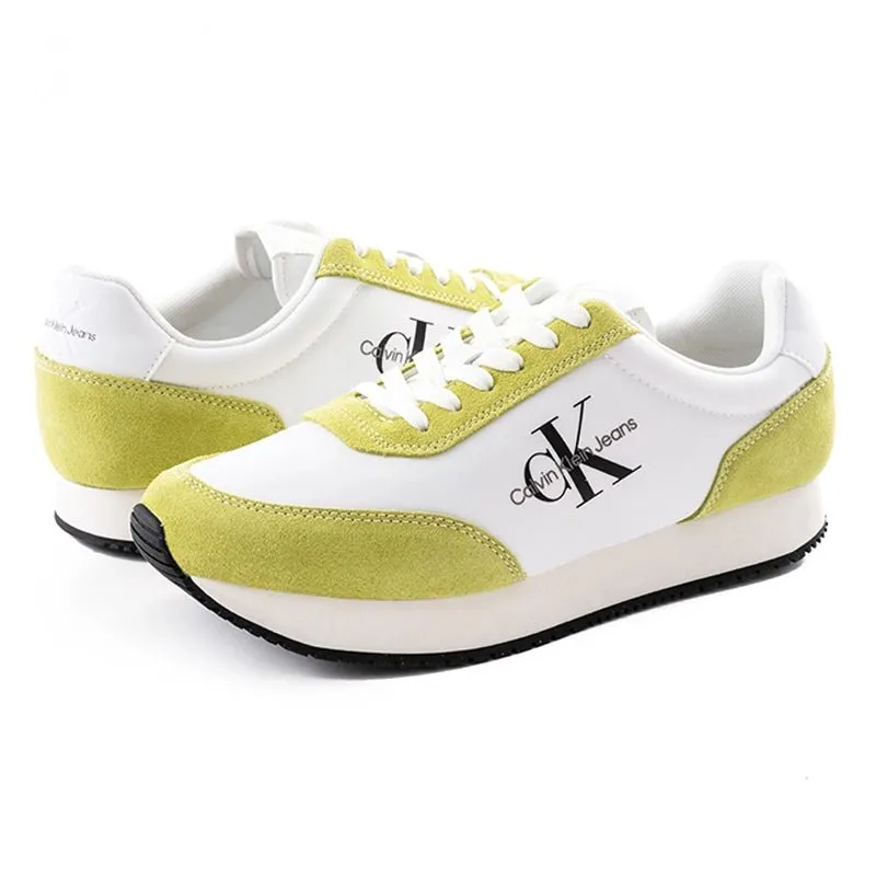 CALVIN KLEIN RETRO RUNNER LACE UP SNEAKER CKM46