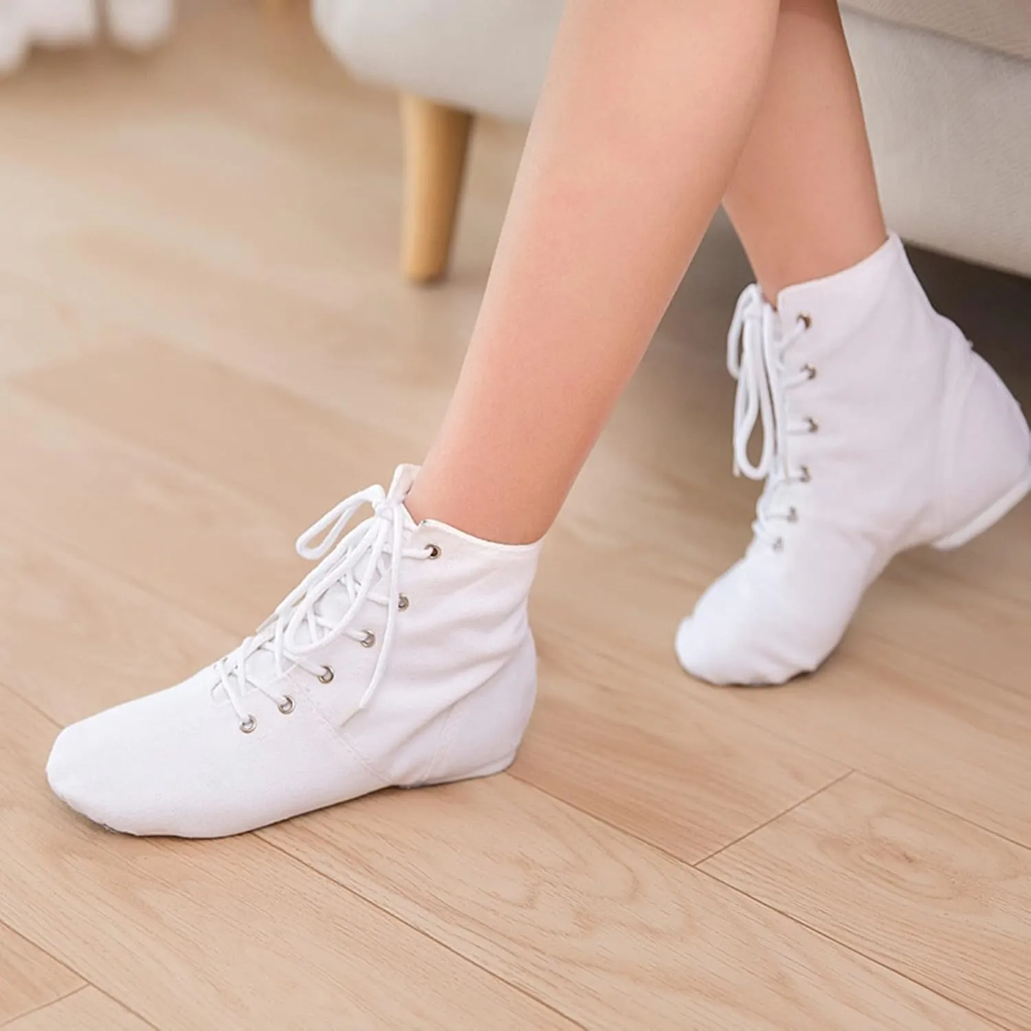 Canvas Jazz Dancing Sneakers Ballet Dance Boots for Girls Boys Black Jazz Shoes Girls Ballet Pointe Shoes for Girls