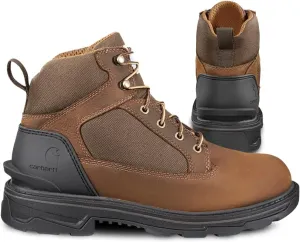 Carhartt Ironwood Waterproof Work Boots for Men - 6-inch, Reinforced Oil-Tanned Leather with Breathable Membrane, EH & Slip-Resistant Outsoles