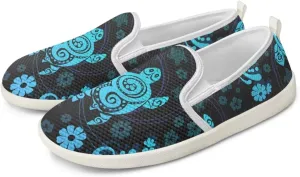 chaqlin Slip On Loafers for Men Women Wide Soft Toe Tennis Shoes Animal Print Fashion Hands Free Work Flat Clipper Mesh Athletic Sneaker