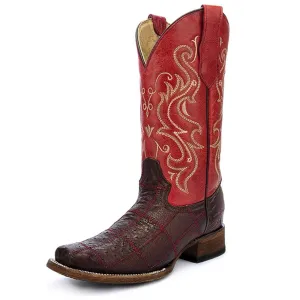 Circle G Women's Ostrich Leather Western Boot