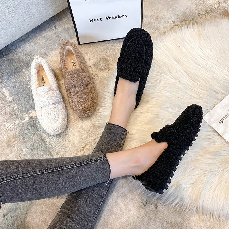 COCO | Cozy Sherpa Loafers
