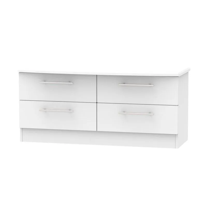Colby Large Chest of Drawers Light Grey 4 Drawers