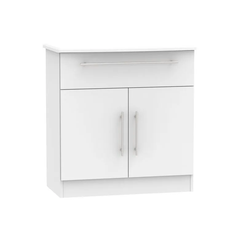 Colby Sideboard Grey 2 Doors 1 Drawer
