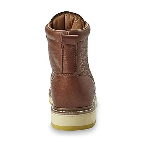 DieHard Men's Work Boots Soft Toe comfortable 6" Boots Brown 84984 (Brown, numeric_10)