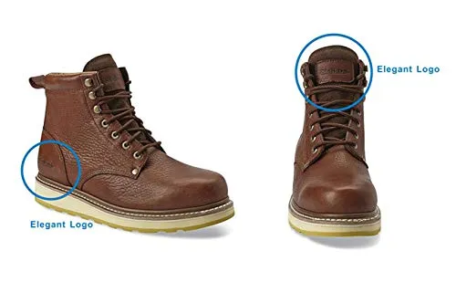 DieHard Men's Work Boots Soft Toe comfortable 6" Boots Brown 84984 (Brown, numeric_10)