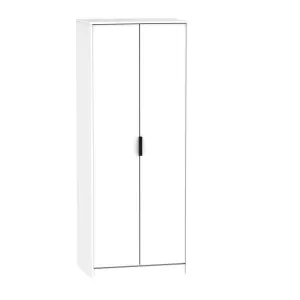 Drayton Tall Wardrobe White 2 Doors