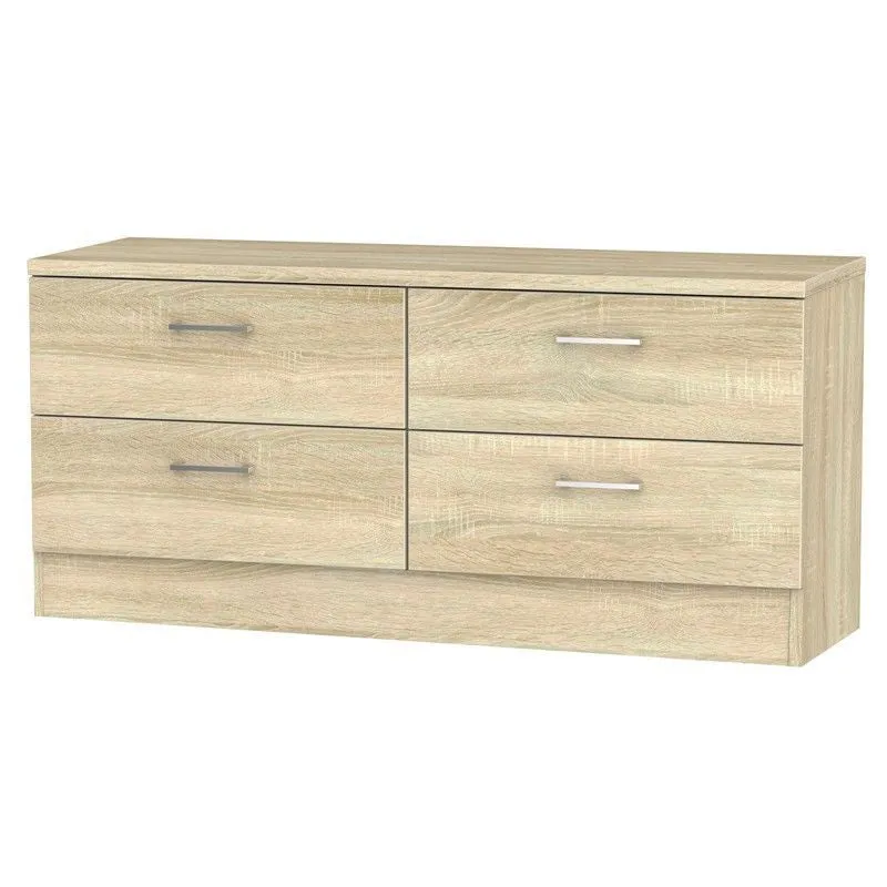 Elmsett Large Chest of Drawers Natural 4 Drawers
