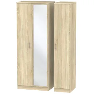 Elmsett Tall Wardrobe Natural 3 Doors