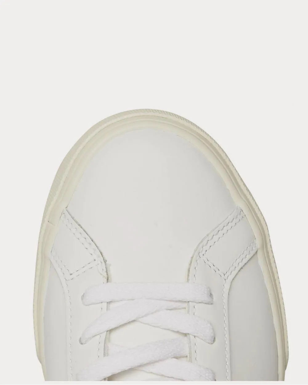 Esplar Suede-Trimmed Leather  White low top sneakers