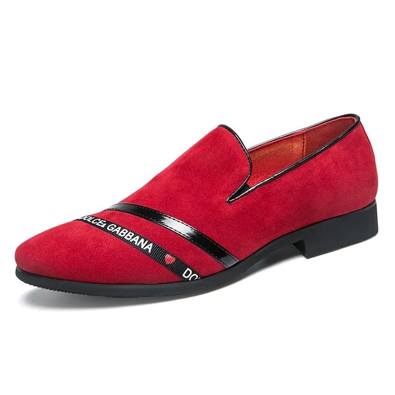 European Men Loafers Wedding Shoes
